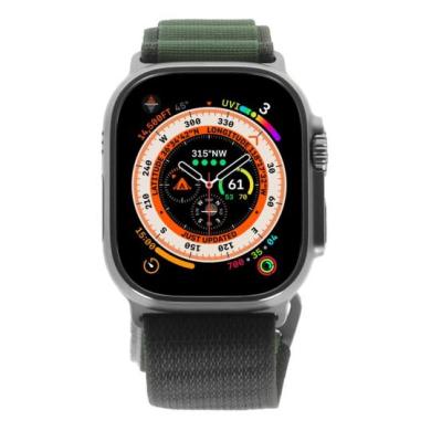 Apple Watch Ultra GPS + Cellular 49mm titane Boucle Alpine vert S - très bon état